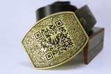 QR CODE Custom Belt Buckle
