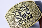 QR CODE Custom Belt Buckle