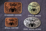 Bee and Honey Comb Belt Buckle-Metal Some Art