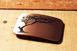 Bonsai Silhouette Belt Buckle-Metal Some Art