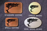 Bonsai Silhouette Belt Buckle-Metal Some Art