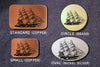 Clipper Ship Belt Buckle-Metal Some Art