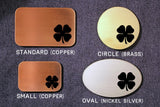 Four Leaf Clover Belt Buckle-Metal Some Art