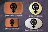 Feminist Belt Buckle-Metal Some Art