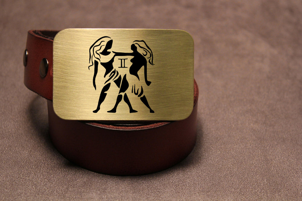Gemini -ZODIAC / ASTROLOGY Belt Buckle-Metal Some Art