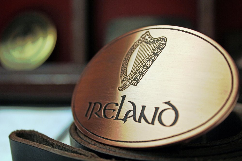 Ireland Belt Buckle-Metal Some Art