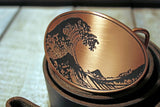 The Great Wave off Kanagawa Tsunami Belt Buckle-Metal Some Art
