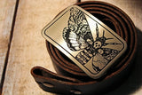 Death's Head Hawk Moth Belt Buckle-Metal Some Art