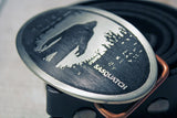 Sasquatch Silhouette Belt Buckle BIGFOOT!-Metal Some Art