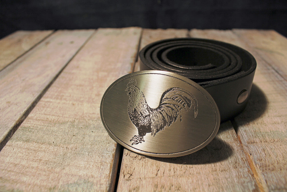 Rooster on sale belt buckle