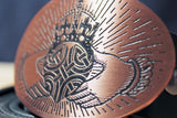 Irish Claddagh Belt Buckle-Metal Some Art