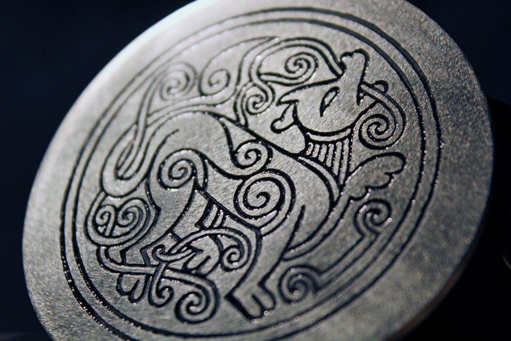 Celtic Dog Belt Buckle-Metal Some Art