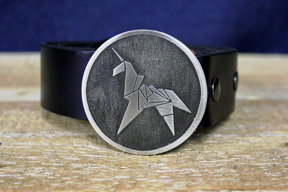 Blade Runner Origami Unicorn Belt Buckle-Metal Some Art