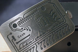 GEEK Circuit Board Belt Buckle-Metal Some Art