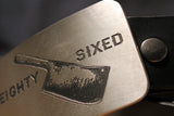 Chef Cleaver EIGHTY SIXED Belt Buckle-Metal Some Art