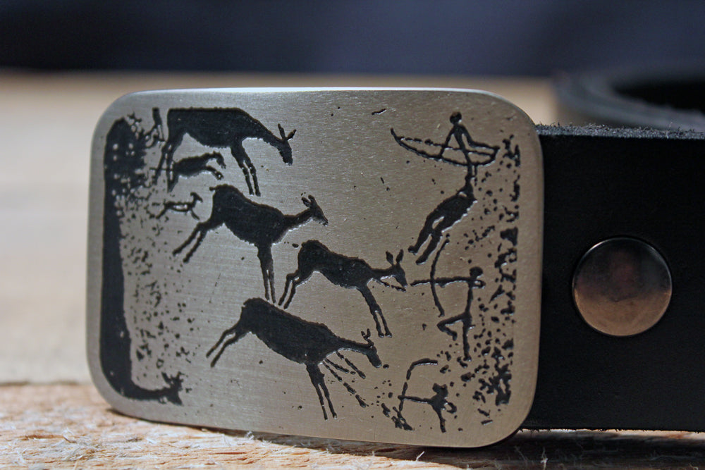 Cave Drawing Belt Buckle-Metal Some Art