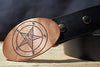 Satan Pentagram Goat Skull Belt Buckle-Metal Some Art