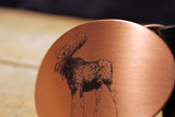 Moose Belt Buckle-Metal Some Art