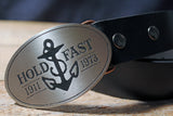 Hold Fast Anchor Belt Buckle - SAILOR JERRY-Metal Some Art