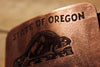 Oregon BEAVER State Flag Belt Buckle