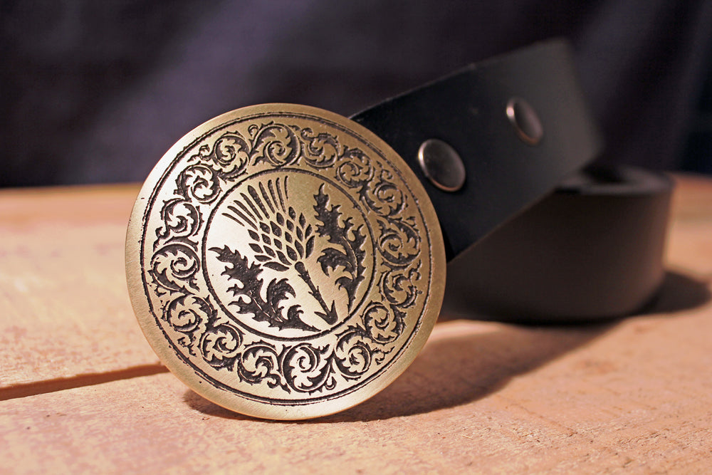 Thistle Belt Buckle -Scotland / Scottish