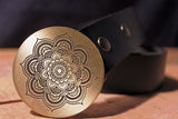 Buddhist Lotus ZEN Belt Buckle