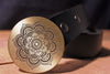Buddhist Lotus ZEN Belt Buckle