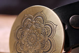 Buddhist Lotus ZEN Belt Buckle