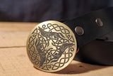 Celtic Wolf Belt Buckle