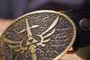 Zelda Belt Buckle RUSTIC  - MasterSword & Hylian Shield