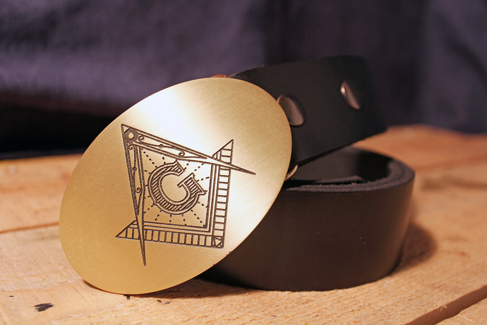 Free Mason MASONIC Stone Mason Belt Buckle – Metal Some Art