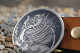 Peacock Belt Buckle