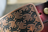 MC Escher Lizards Belt Buckle