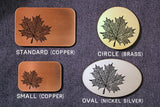 Maple Leaf Belt Buckle-Metal Some Art