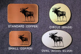 Moose Belt Buckle-Metal Some Art