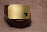 PI 3.14 MATH GEEK Belt Buckle-Metal Some Art