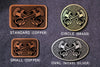 Crossed Pistons MECHANIC- "Car Guy" Belt Buckle-Metal Some Art