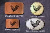 Rooster COCKY Belt Buckle-Metal Some Art
