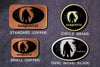 Sasquatch Silhouette Belt Buckle BIGFOOT!-Metal Some Art