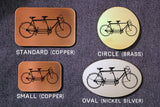 Tandem Bike BICYCLE Belt Buckle-Metal Some Art