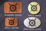 Viking Shield & Sword Belt Buckle-Metal Some Art
