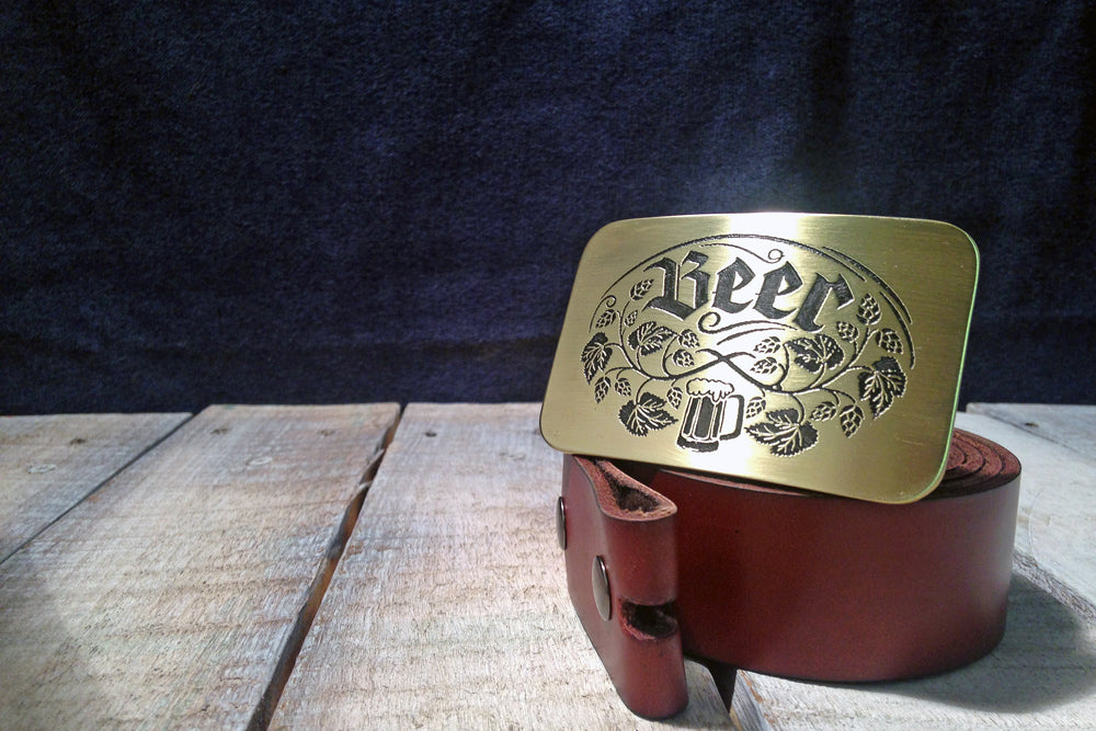 Craft Beer Belt Buckle-Metal Some Art