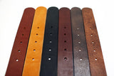 Full Grain Leather Snap-On Belt HANDMADE IN USA