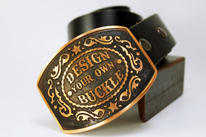 DESIGN YOUR OWN Custom Belt Buckle