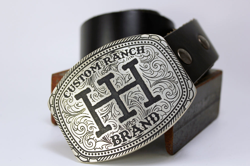 RANCH BRAND Custom Belt Buckle