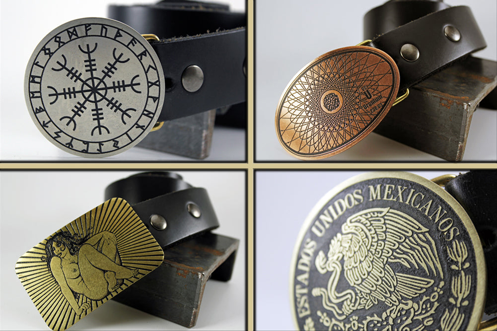 Custom Belt Buckles - Mens Leather Belts METAL SOME ART – Metal Some Art