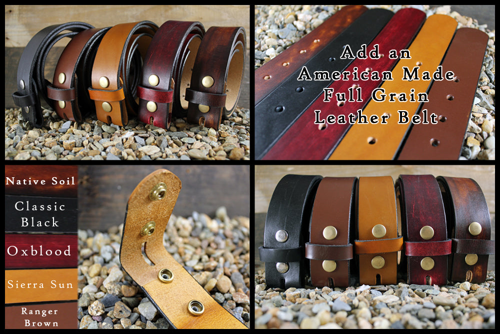 Jr Custom Belt Custom Made Leather Ranger Belts