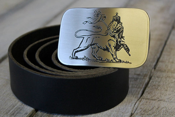 Lion of Judah Belt Buckle-Metal Some Art