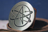Athiest Logo Belt Buckle-Metal Some Art