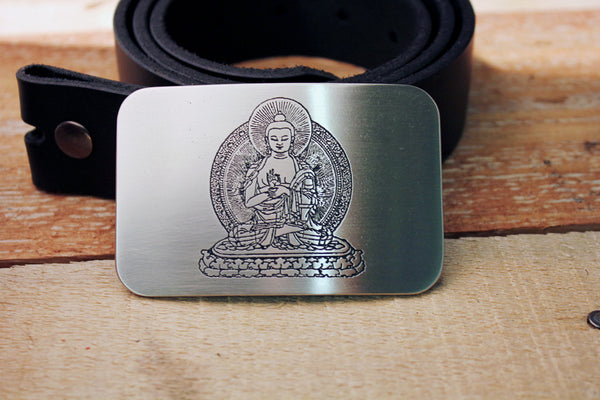 Buddha Belt Buckle – Metal Some Art display picture 2
